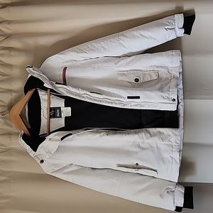 Youth ski jacket white size large (14/16)